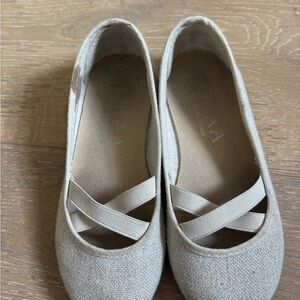 Chic Beige Kids Ballet Flats Okaa Spain 26